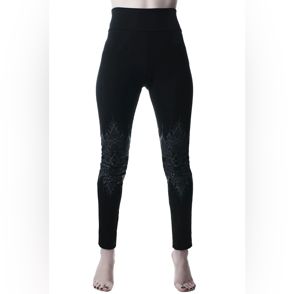 KILLSTAR women’s printed Duchess black leggings